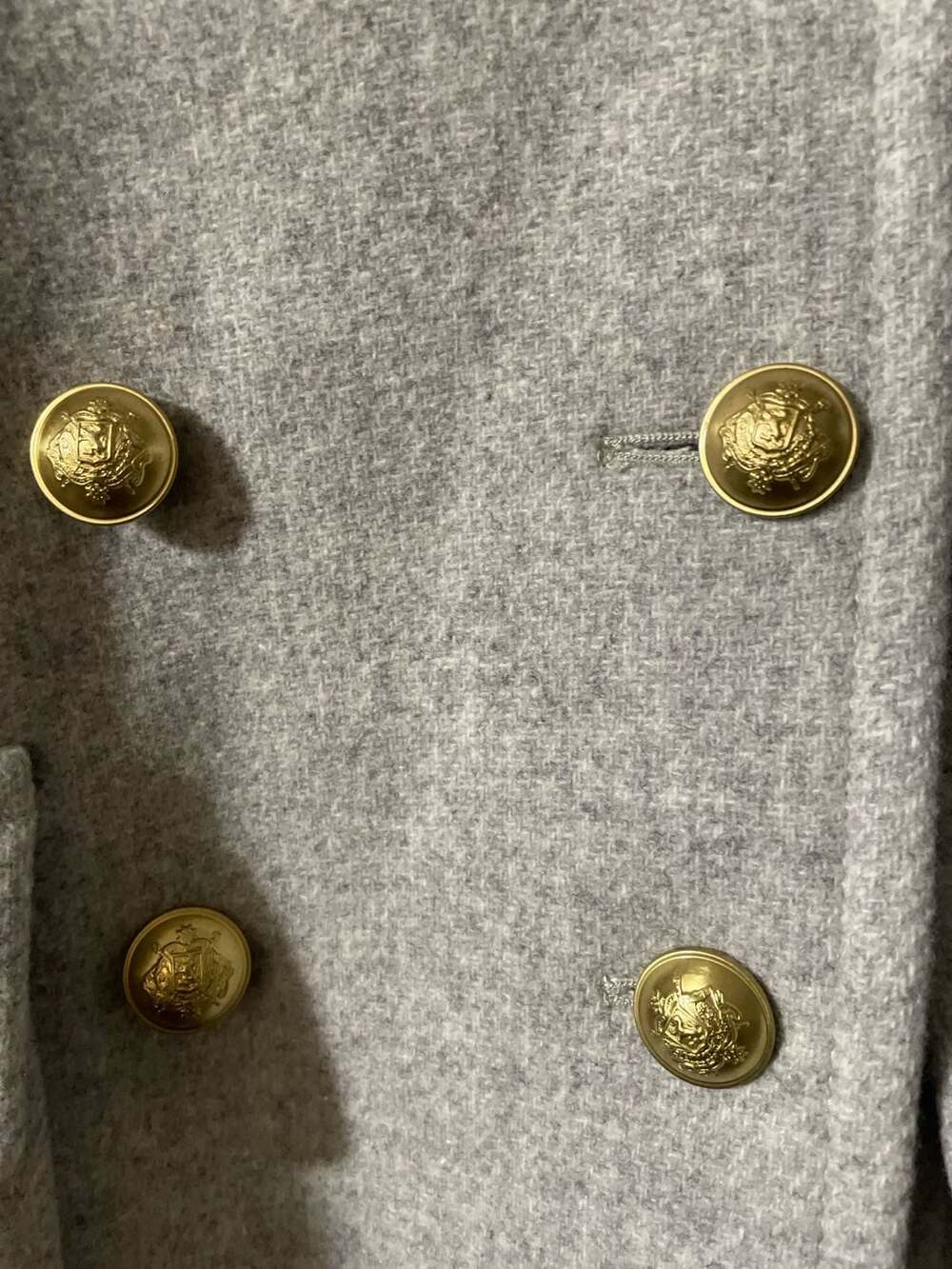 J.Crew Stadium Cloth Nello Gori Double-Breasted Pea Coat Size 00P - Picture 2 of 12